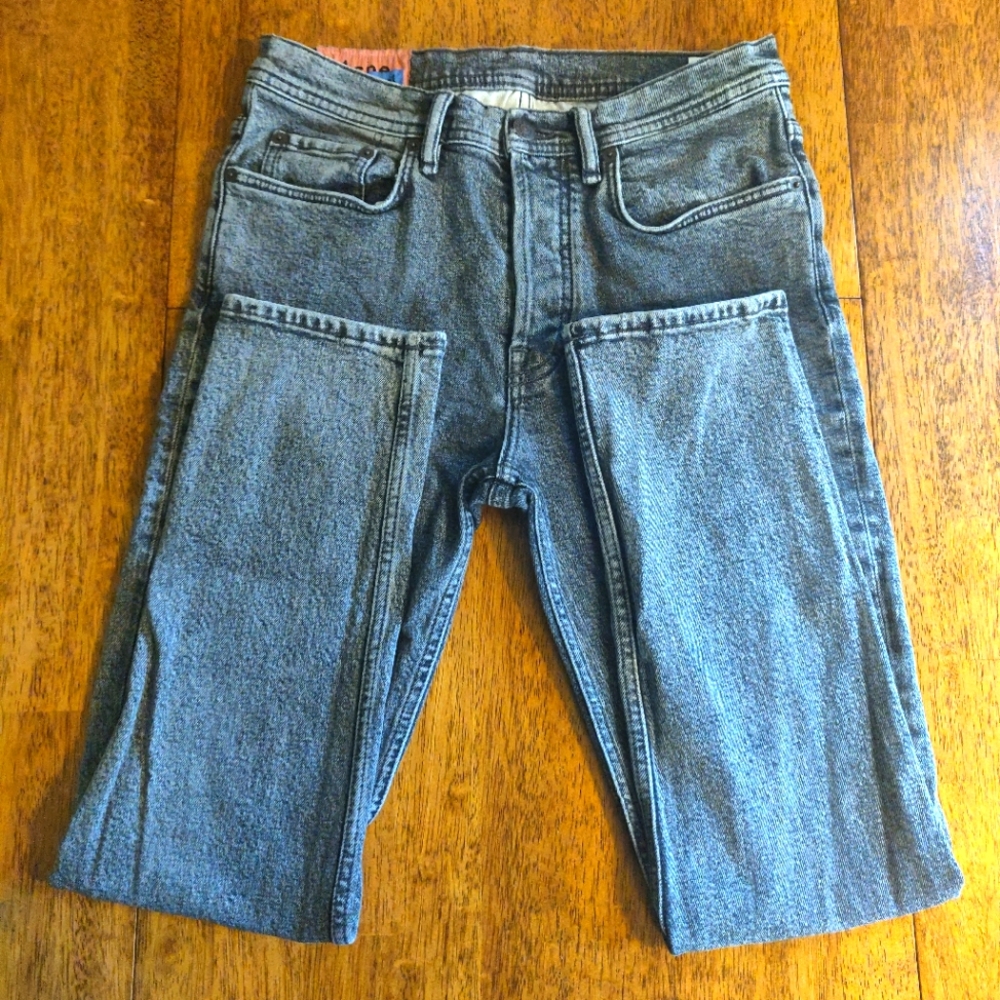 Acne Studios Acid Washed Grey Jeans